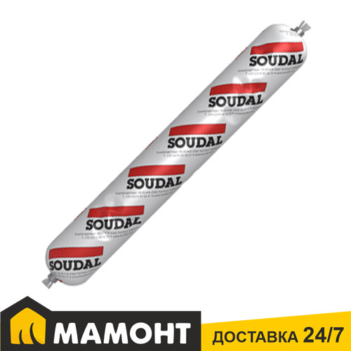 Клей-герметик полиуретановый Soudal Soudaflex 40FC белый, 600 мл