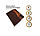 Москитная сетка на двери 100х220 см Feniks, коричневая с клейкой лентой, фото 8