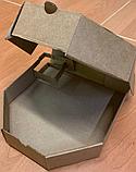 Упаковка для пиццы из картона 250х250х35 мм моноблок ЦЕНЫ БЕЗ НДС, фото 5