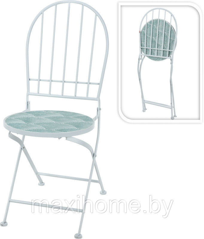 Набор стульев для улицы и сада из металла и керамики (2 шт.) - фото 2 - id-p205949216