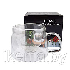 Кружка с двойными стенками glassy 250 мл. GL22-04 (50-30)