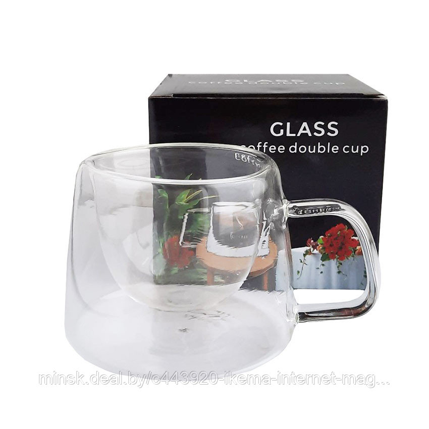 Кружка с двойными стенками glassy 250 мл. GL22-04 (50-30) - фото 1 - id-p200113544