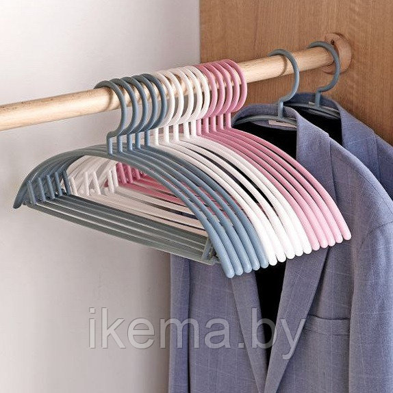 Вешалка-плечики для одежды пластмассовая 40х18 см. (QQH22-58) - фото 1 - id-p115970219
