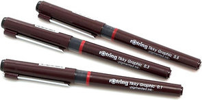 Rotring Tikky Graphic 1904780 (3 шт, черный)