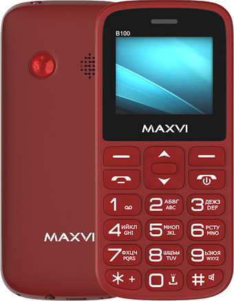 Maxvi B100 (винный красный) - фото 1 - id-p205957502