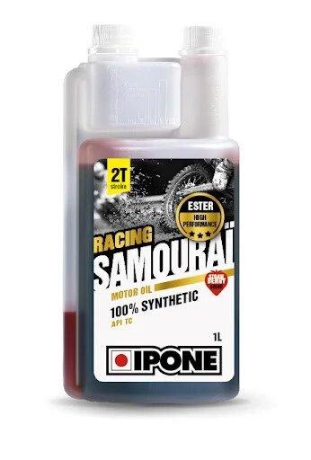 Масло для двухтактных двигателей IPONE Samourai Racing моторное 100% Synthetic 1 л - фото 1 - id-p205976374