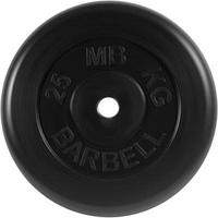 MB Barbell Стандарт 31 мм (1x25 кг, черный)