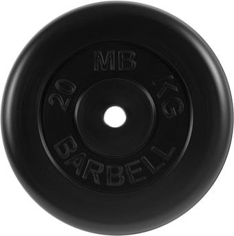 MB Barbell Стандарт 31 мм (1x20 кг, черный) - фото 1 - id-p205961126