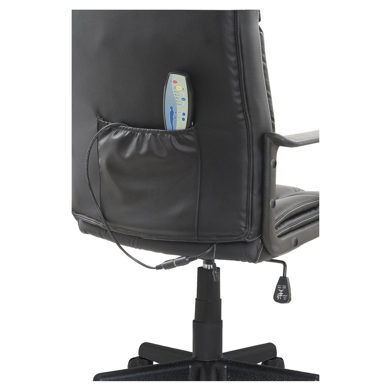Кресло офисное BRABIX «Relax MS-001», 4 массажных модуля, экокожа, черное - фото 3 - id-p205977715