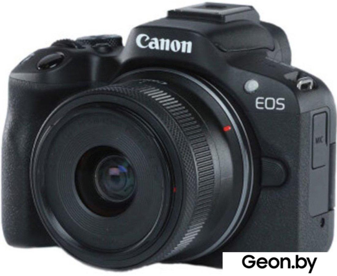 Беззеркальный фотоаппарат Canon EOS R50 RF-S 18-45mm F4.5-6.3 IS STM (черный)