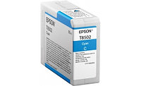 Заправка картриджей для Epson SC-P800 с заменой чипа. (T8502 Cyan, 80 мл)