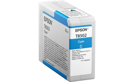 Заправка картриджей для Epson SC-P800 с заменой чипа. (T8502 Cyan, 80 мл) - фото 1 - id-p205978561