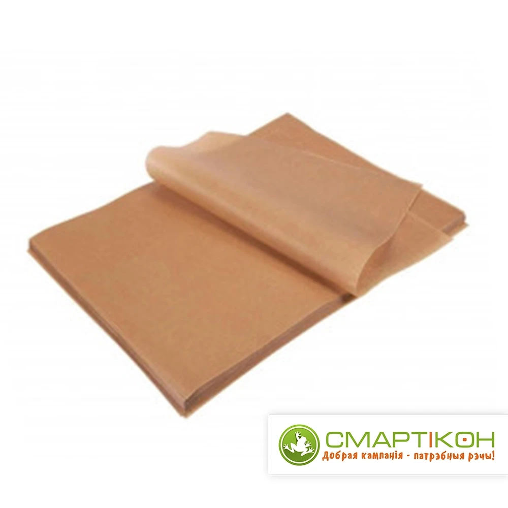Бумага для выпечки 40х60 см 500 листов силиконизированная коричневая КонтинентПак
