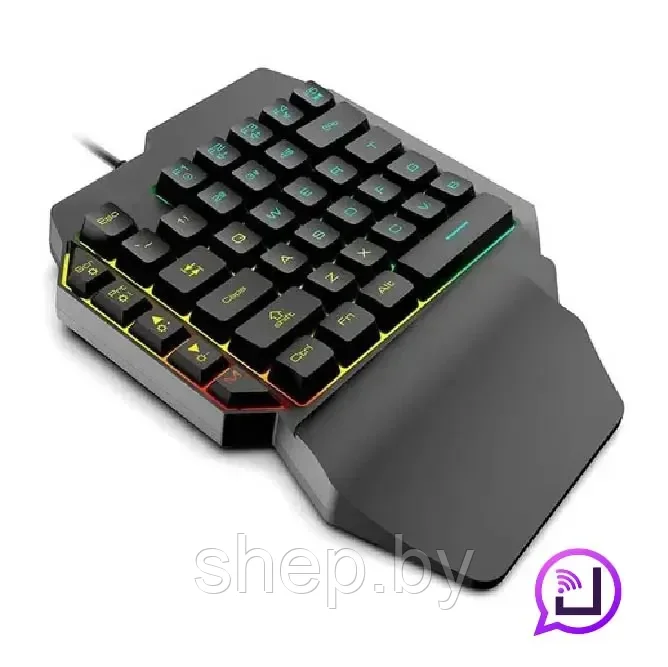 Игровая клавиатура для мобильных телефонов Unilateral Teclado Gamer JX-K8 , RGB - фото 2 - id-p205983433