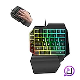 Игровая клавиатура для мобильных телефонов Unilateral Teclado Gamer JX-K8 , RGB, фото 3