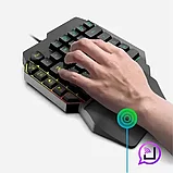 Игровая клавиатура для мобильных телефонов Unilateral Teclado Gamer JX-K8 , RGB, фото 4