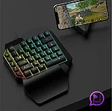 Игровая клавиатура для мобильных телефонов Unilateral Teclado Gamer JX-K8 , RGB, фото 5