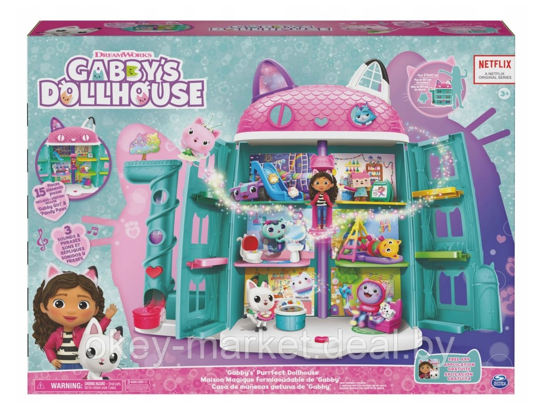 Кукольный домик Spin Master Gabbys Purrfect Dollhouse - фото 9 - id-p206001161