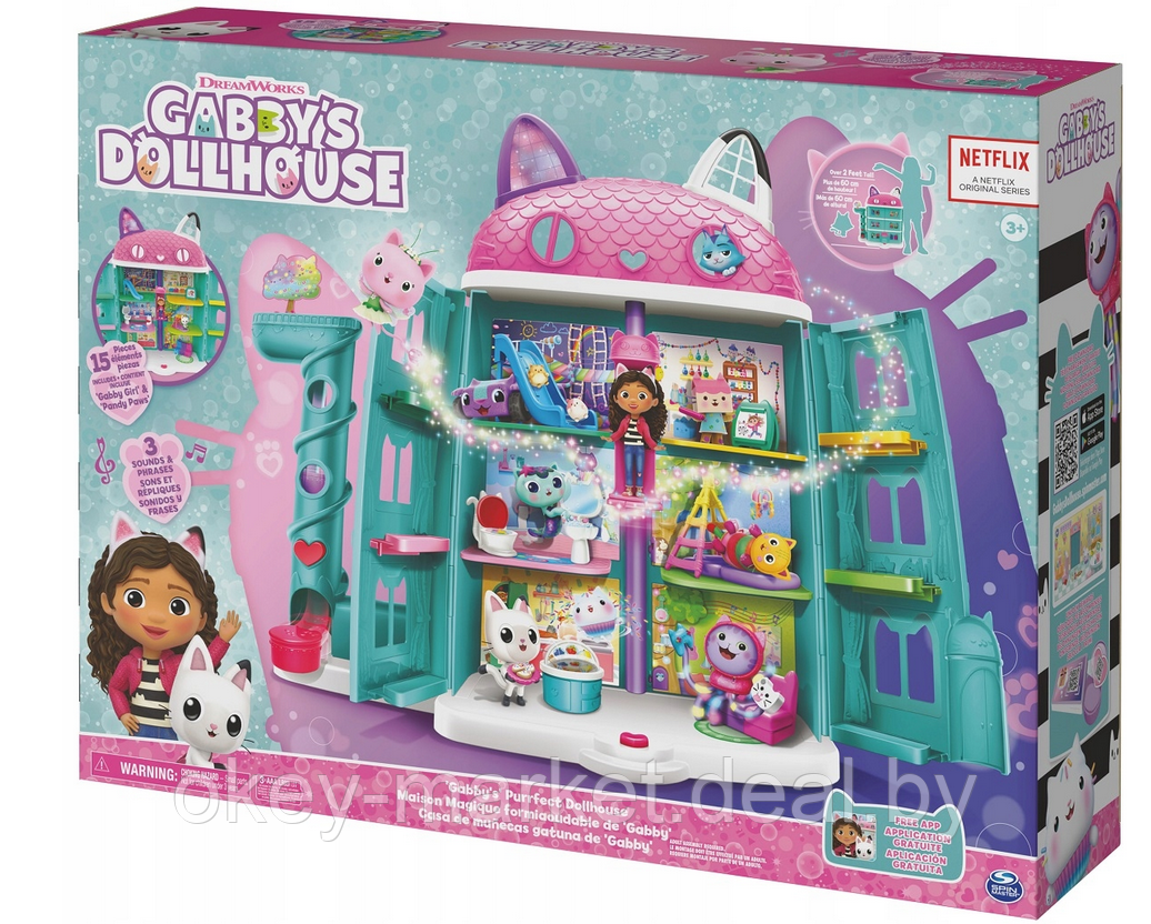 Кукольный домик Spin Master Gabbys Purrfect Dollhouse - фото 10 - id-p206001161