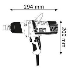 Гайковерт электрический GDS 18 E в коробке BOSCH 601444000, фото 3