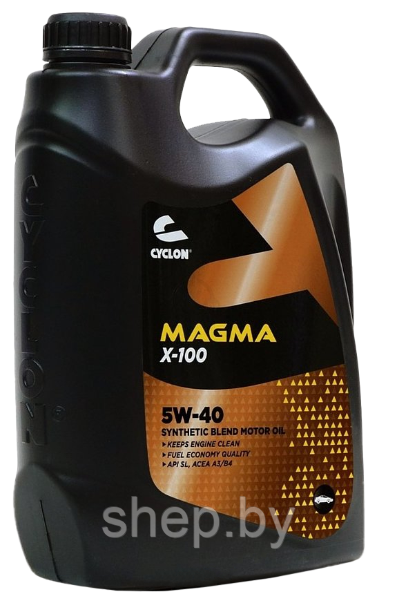 Моторное масло CYCLON MAGMA X-100 5W40 5L - фото 1 - id-p206002439