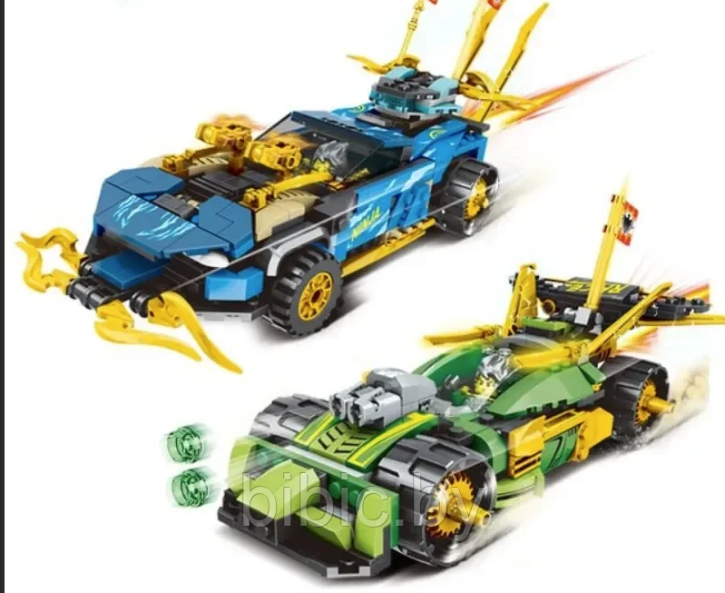 Детский конструктор Ninja - Гоночные машины 546 дет., 76135 аналог Lego лего серия Ninjago - фото 2 - id-p206002446