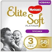 Huggies Elite Soft Platinum Mega 3 (58 шт)