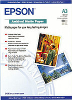 Epson Archival Matte Paper A3 192г/м2 50л (C13S041344)