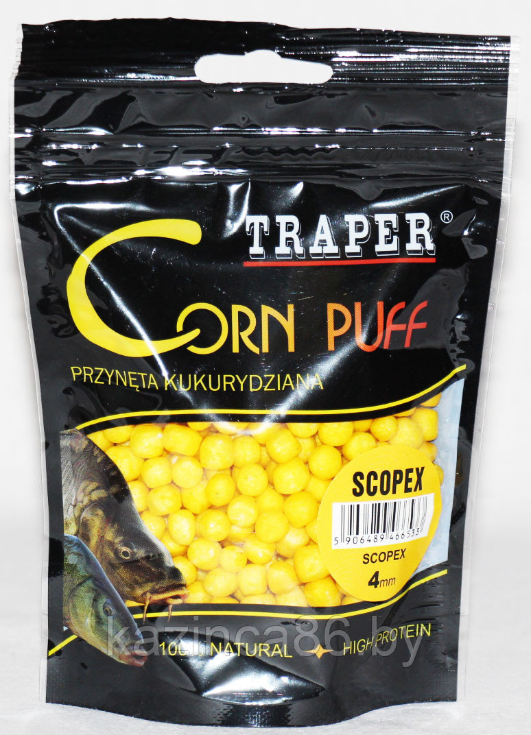 Вулканизированная кукуруза Traper CORN PUFF SKOPEX (20г)