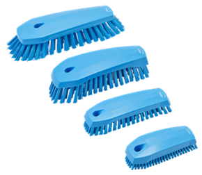 Жесткая щетка для мытья без ручки, жёсткий ворс , синий цвет - фото 3 - id-p28900668