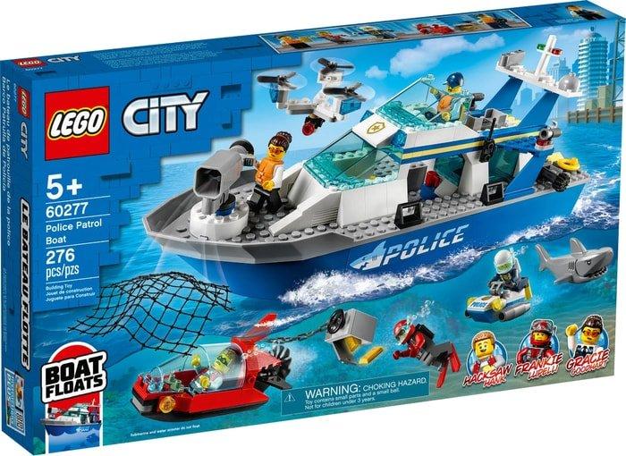 LEGO City 60277 Катер полицейского патруля