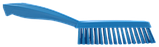 Узкая ручная щетка с короткой ручкой, жёсткий ворс , синий цвет, фото 3