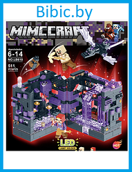 Детский конструктор lb610 Сражение за крепость (с LED Подсветкой), аналог Lego Minecraft, Лего 511 деталей
