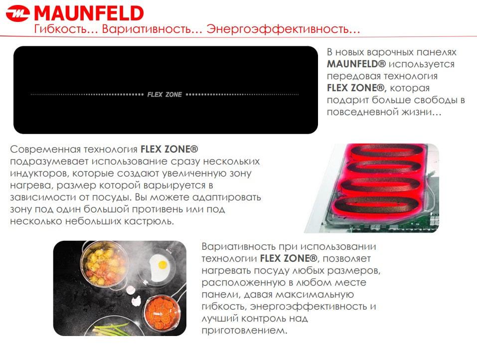 Индукционная варочная панель MAUNFELD EVI.775-FL2-BK - фото 6 - id-p206081101
