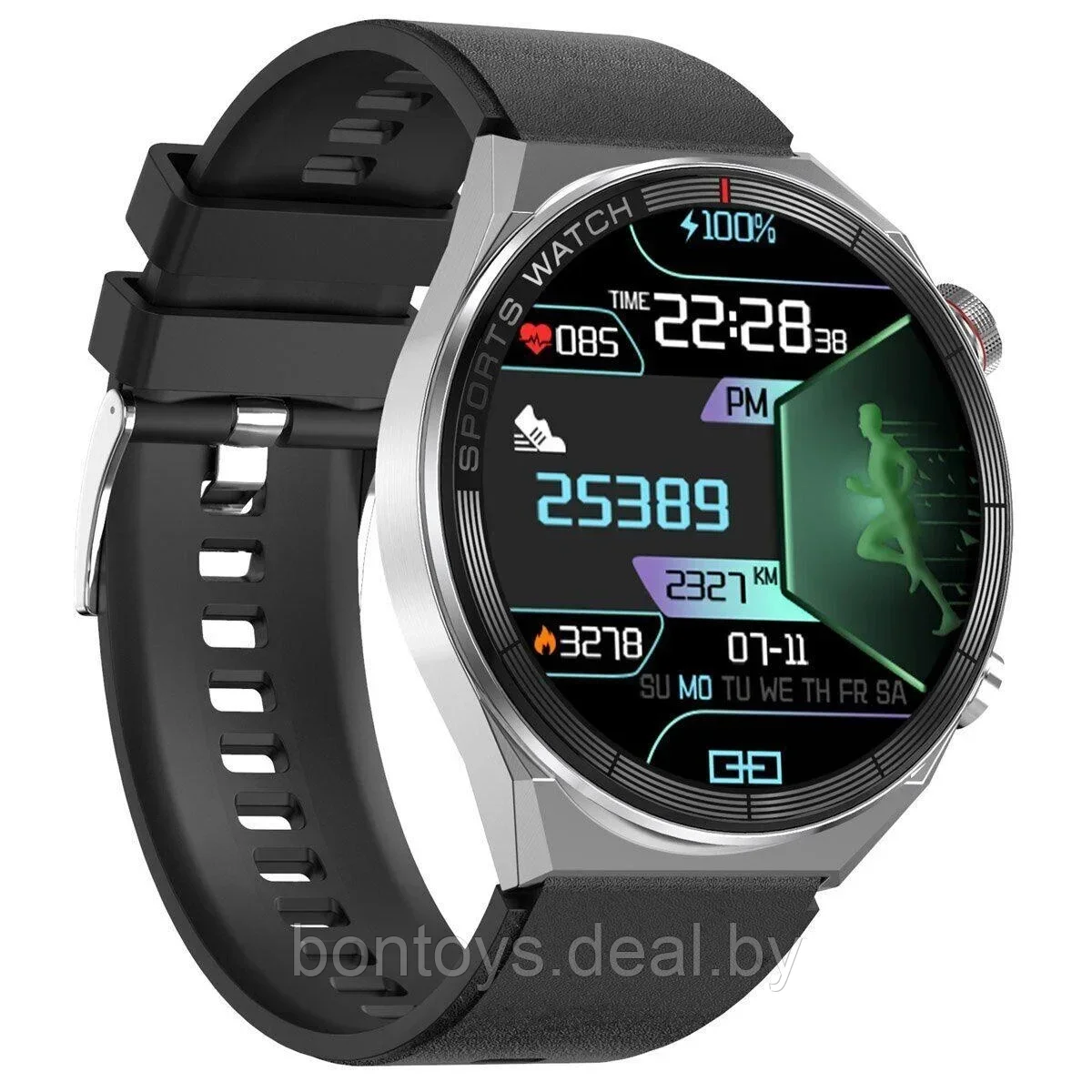 Умные смарт часы Mivo GT3 /1.5"/ IP68 / NFC / Часы смарт вотч / Smartwatch / Умные часы / Смарт вотч Mivo - фото 1 - id-p206082357