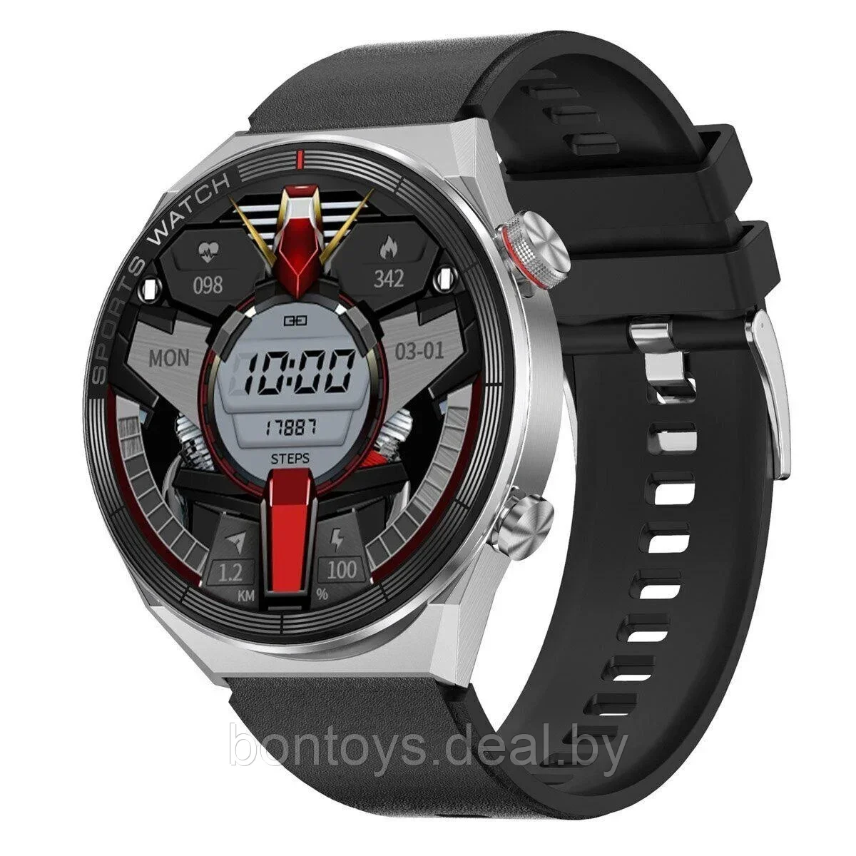 Умные смарт часы Mivo GT3 /1.5"/ IP68 / NFC / Часы смарт вотч / Smartwatch / Умные часы / Смарт вотч Mivo - фото 2 - id-p206082357