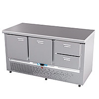 Холодильный стол Abat СХС-70Н-02 (дверь, ящики 1/2, ящик 1) без борта