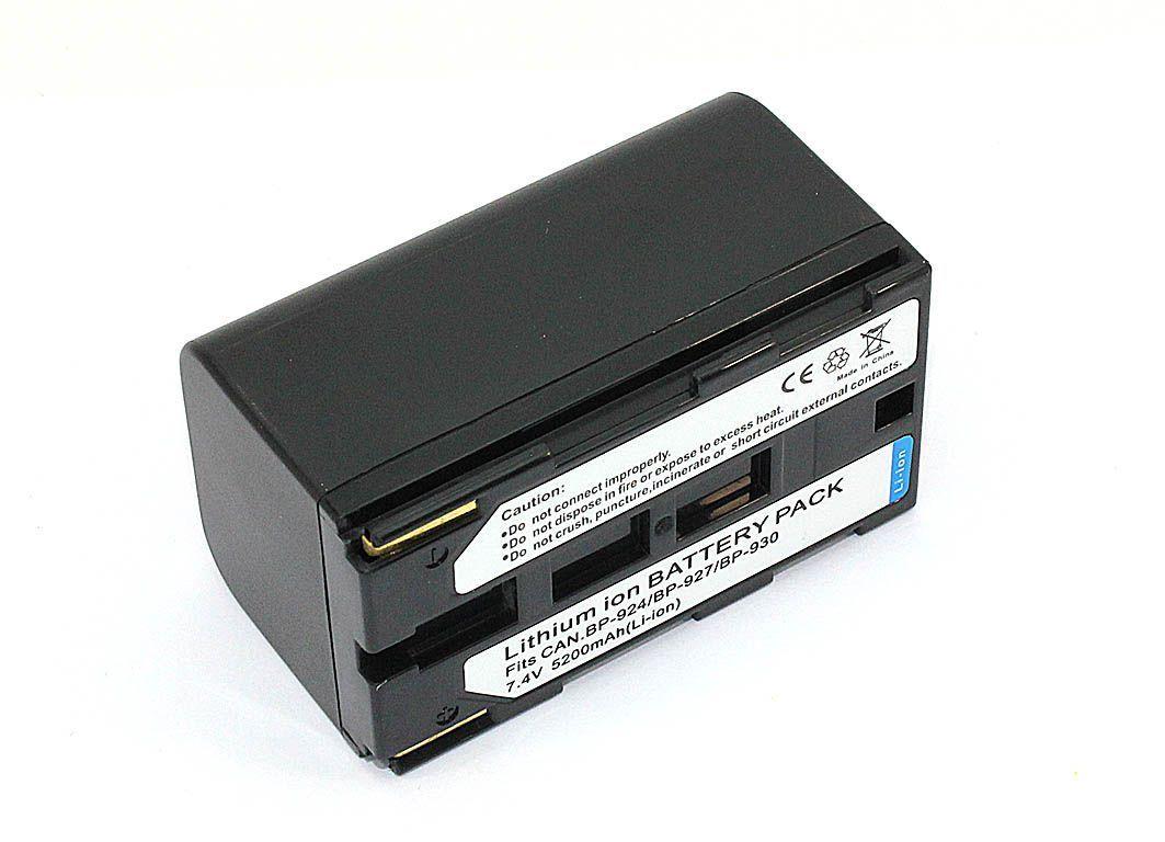 Аккумулятор (батарея) BP-930 для видеокамеры Canon EOS C, 7.4В, 5200мАч - фото 1 - id-p206085113