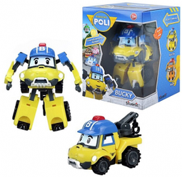 Трансформер игрушка Silverlit Robocar Poli Баки желтый/синий