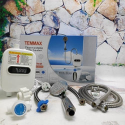 Электрический водяной душ с краном, Термостатичный водонагреватель-душ TEMMAX RX-021 Нижнее подключение