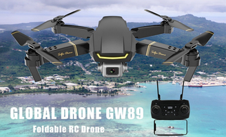 Квадрокоптер Global Drone GD89 с камерой WI-Fi HD
