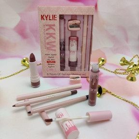 Набор косметики для макияжа KYLIE (Кайли) KKW 6 in1 с точилкой LOVE BITE