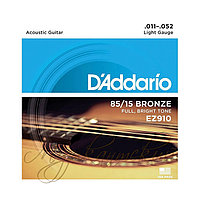 Струны для гитары акустической (комплект) D'Addario EZ910