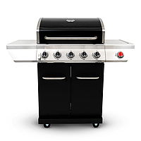 Гриль газовый Nexgrill Gourmet Plus 5B + SSB, черный