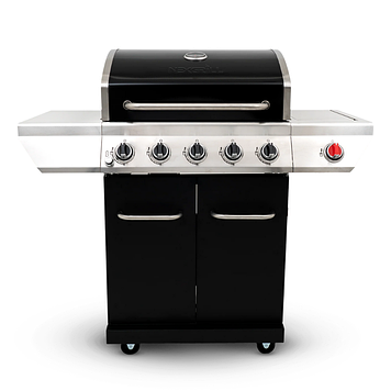 Гриль газовый Nexgrill Gourmet Plus 5B + SSB, черный