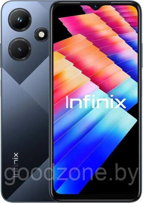 Смартфон Infinix Hot 30i X669D 8GB/128GB (зеркально-черный) - фото 1 - id-p206001523