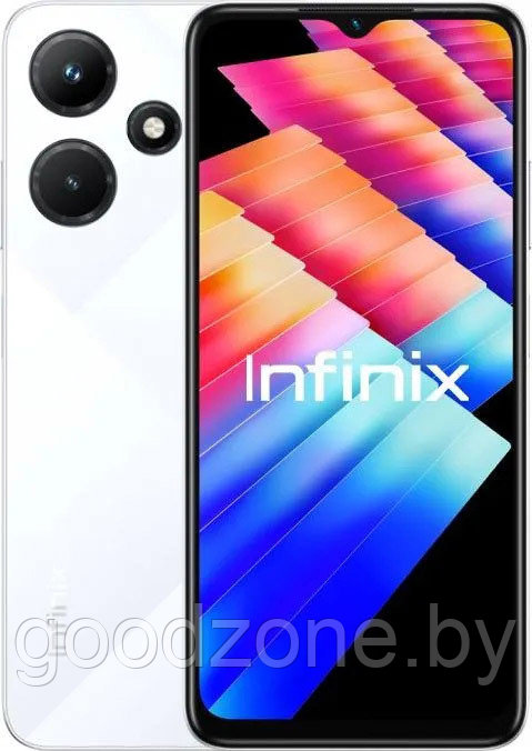 Смартфон Infinix Hot 30i X669D 4GB/128GB (кристально-белый) - фото 1 - id-p206001531
