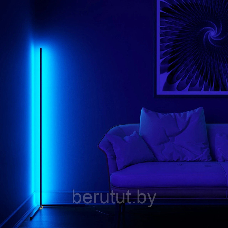 Напольный светильник RGB, лампа напольная светодиодная 100 см - фото 2 - id-p206152864