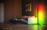 Напольный светильник RGB, лампа напольная светодиодная 100 см, фото 5