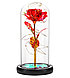 Вечная роза в стеклянном абажуре с подсветкой SiPL, фото 2
